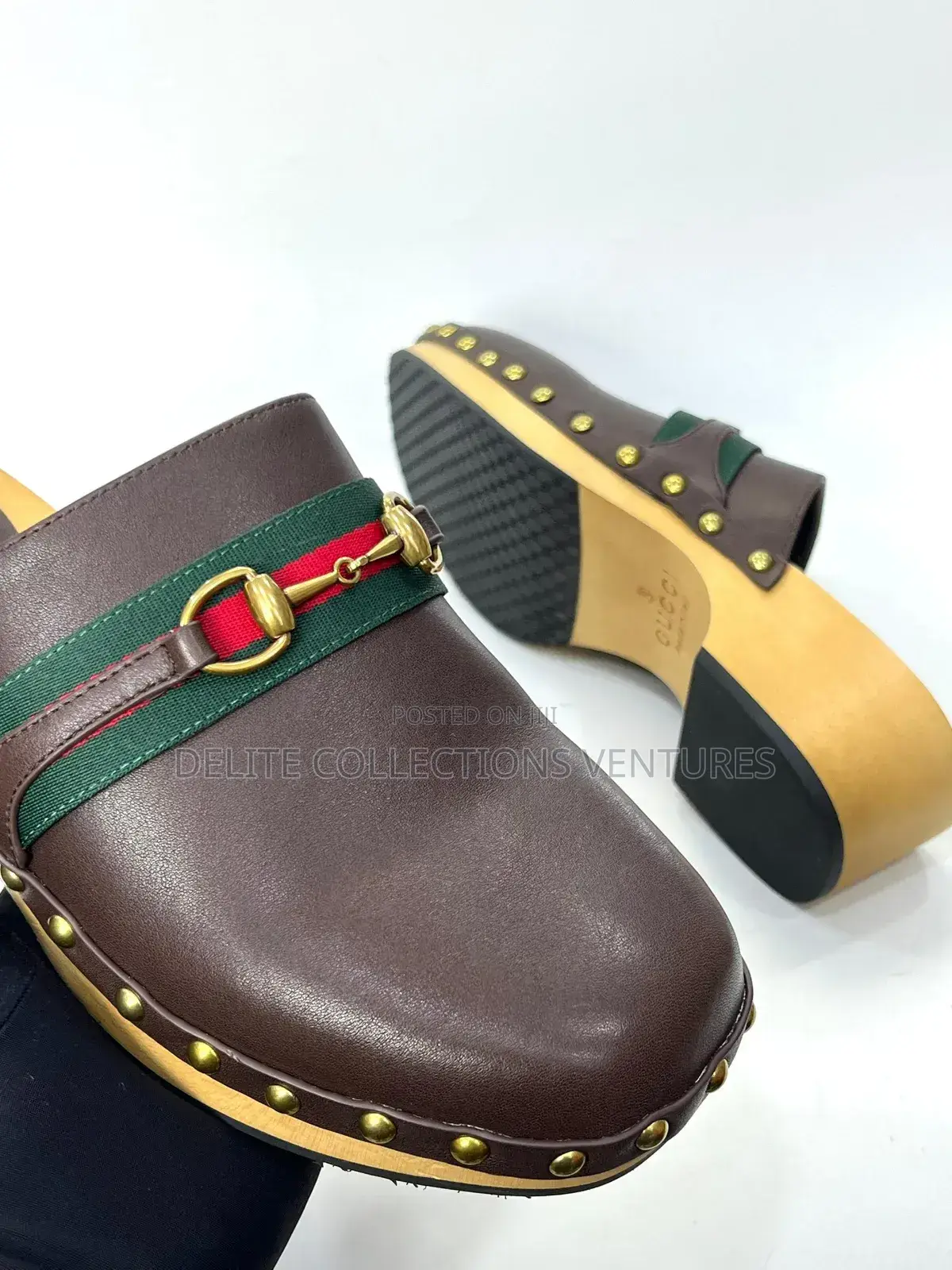 Original Gucci Wooden Clogs