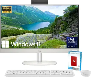 New Desktop Computer HP AiO 27 16GB Intel Core Ultra 7 SSD 1T