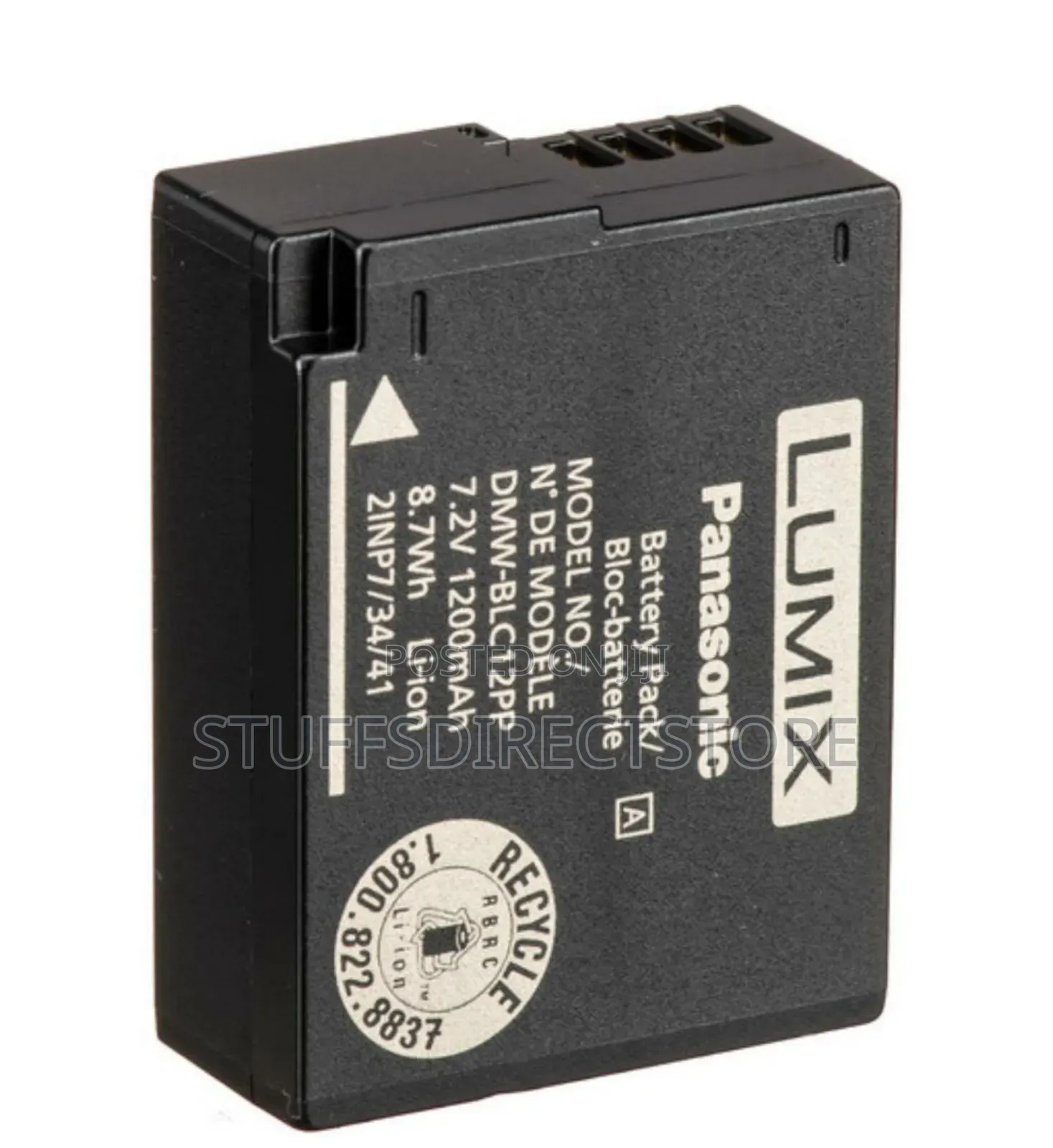 Panasonic DMW-Blc12 Lithium-Ion Battery (7.2v, 1200mah)