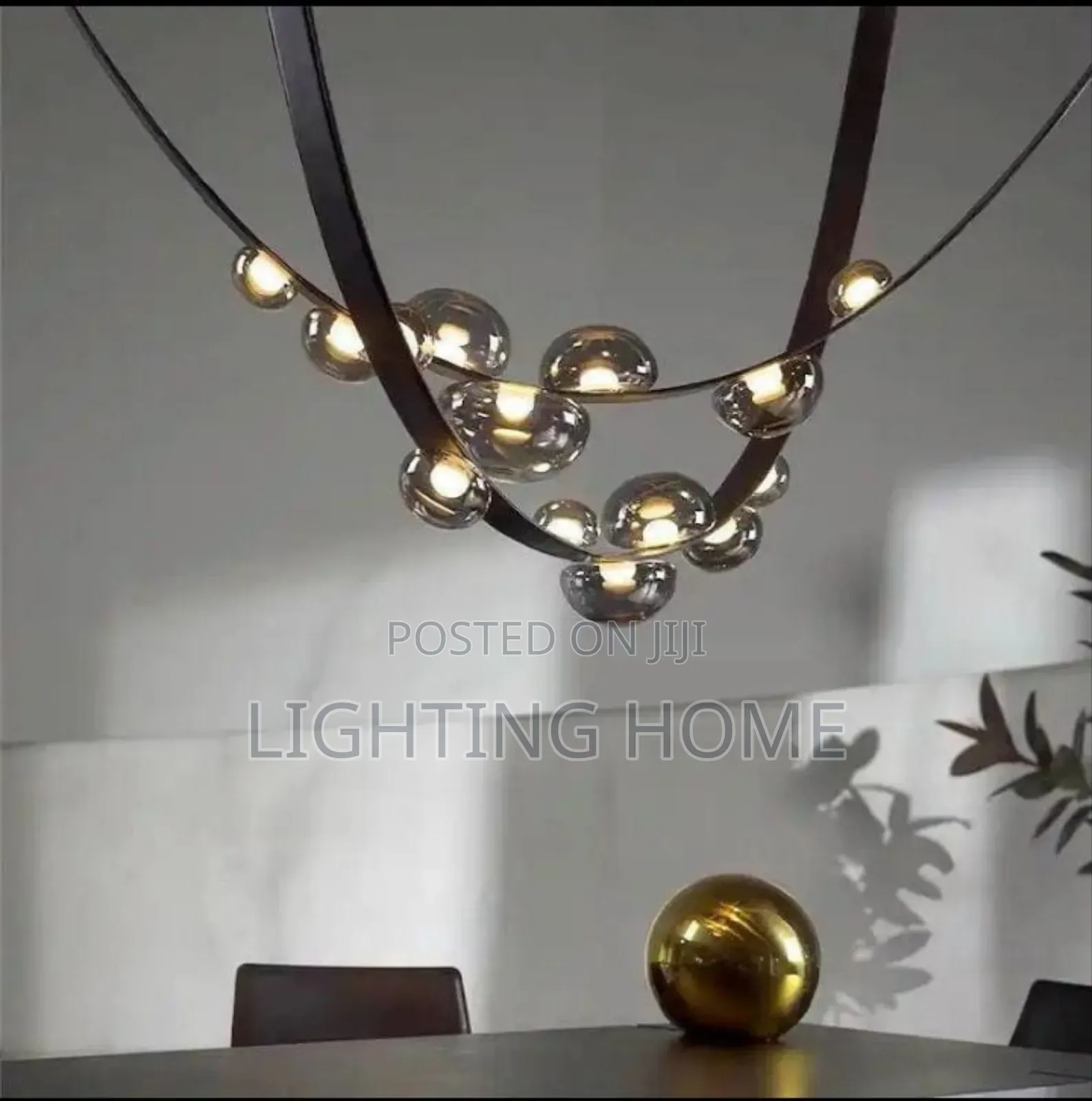 Double Leather Belt Pendant Light