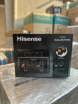 Hisense 8 Liter Dual Air Fryer | Hisaf08bk2s1