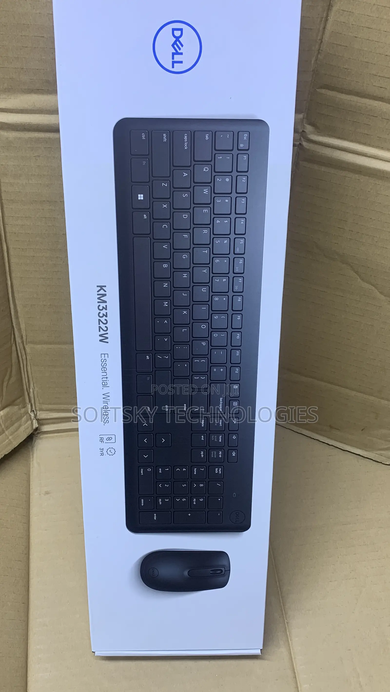 Dell Km3322w Wireless Keyboard and Mouse