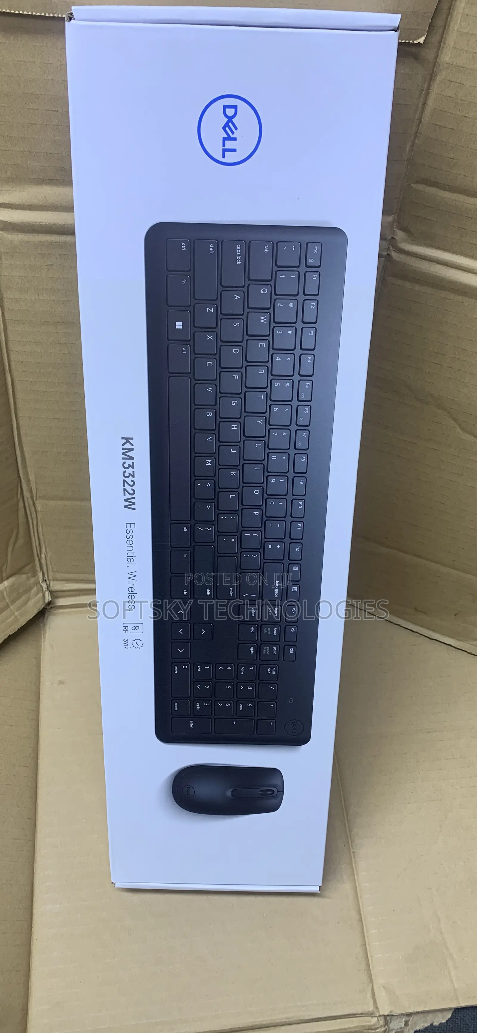 Dell Km3322w Wireless Keyboard and Mouse