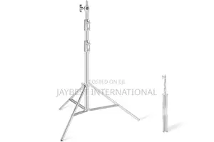 2.8m Heavy Duty Silver Light Stand