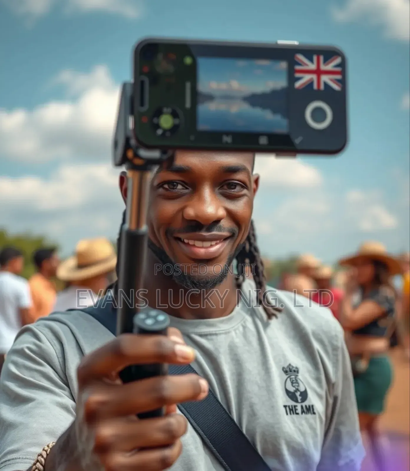 C12 Selfie Stick (Auto Face Tracking)