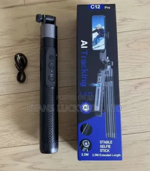 C12 Selfie Stick (Auto Face Tracking)