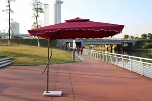 Quality Imported Unique Marble Base Outdoor Umbrella.