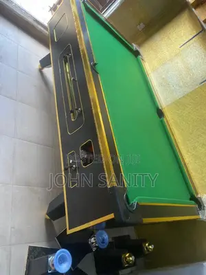 Marble Top and Coin Operated Snooker Table