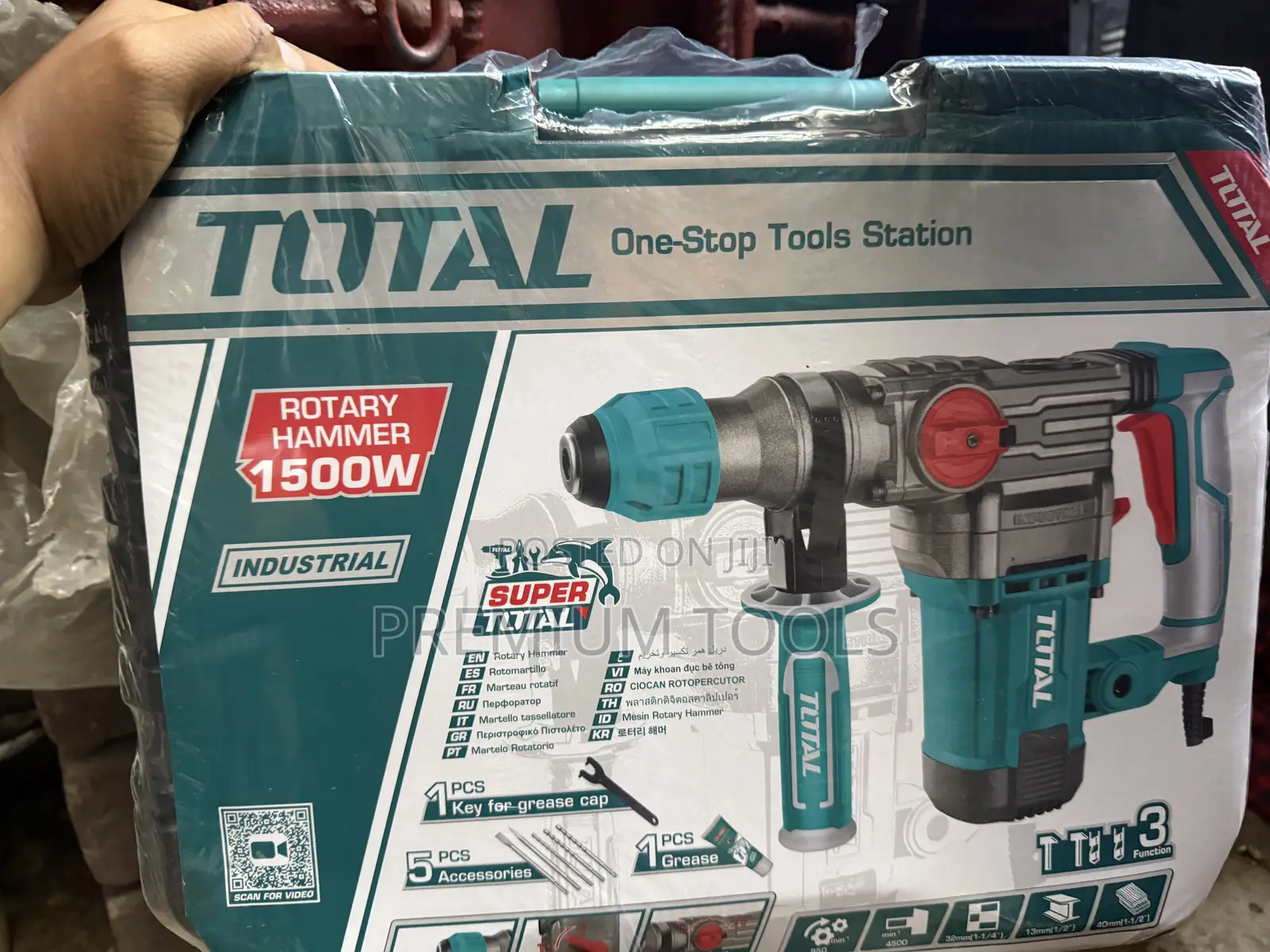 Total Electric Hammer Machine 1500w