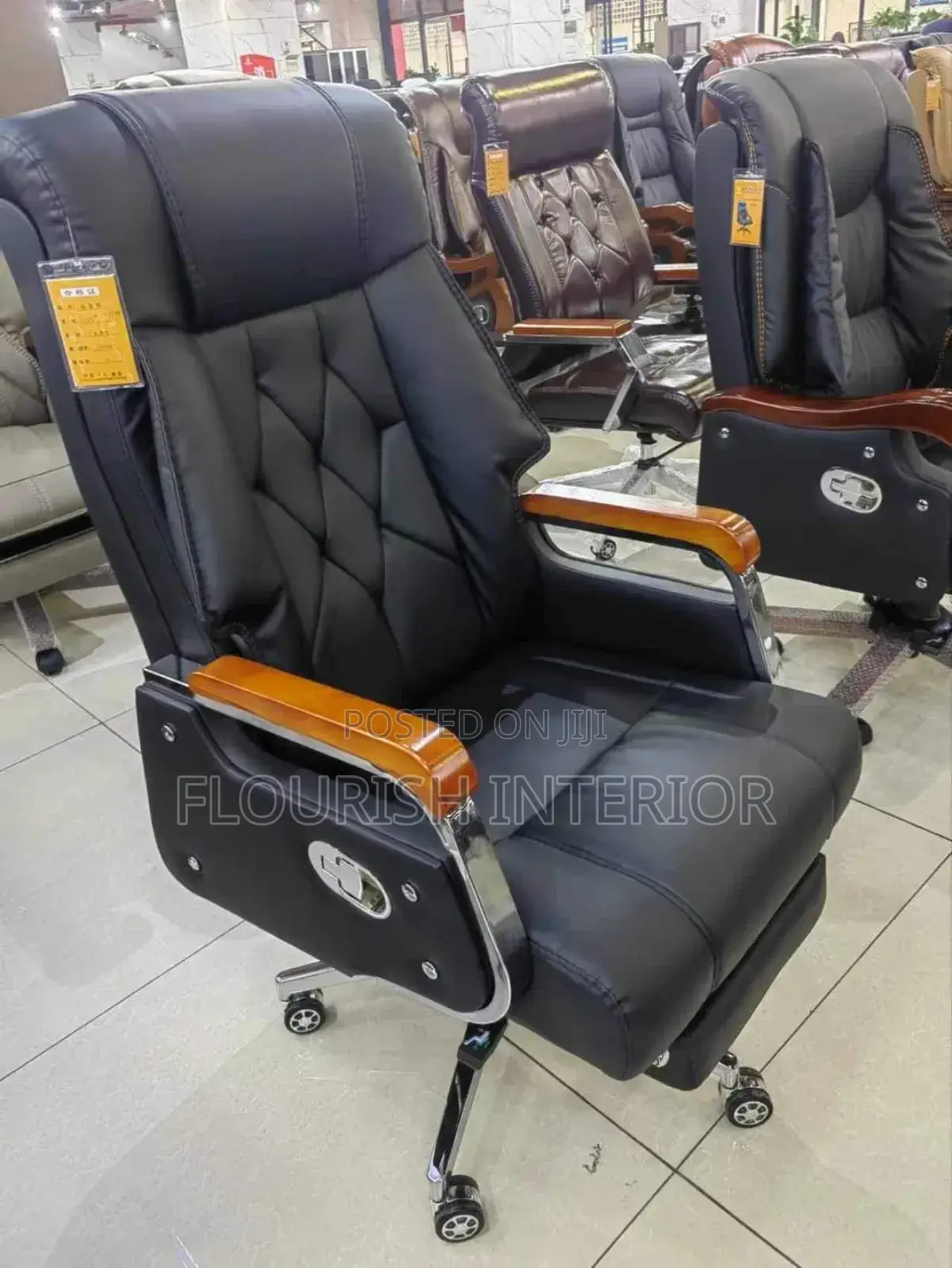 Executive Quality Imported Director Recliner Chair.