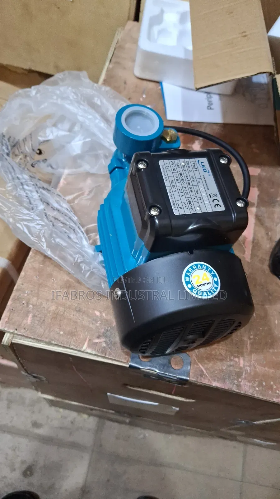 Water Pump 0.5hp That's Half Horsepower