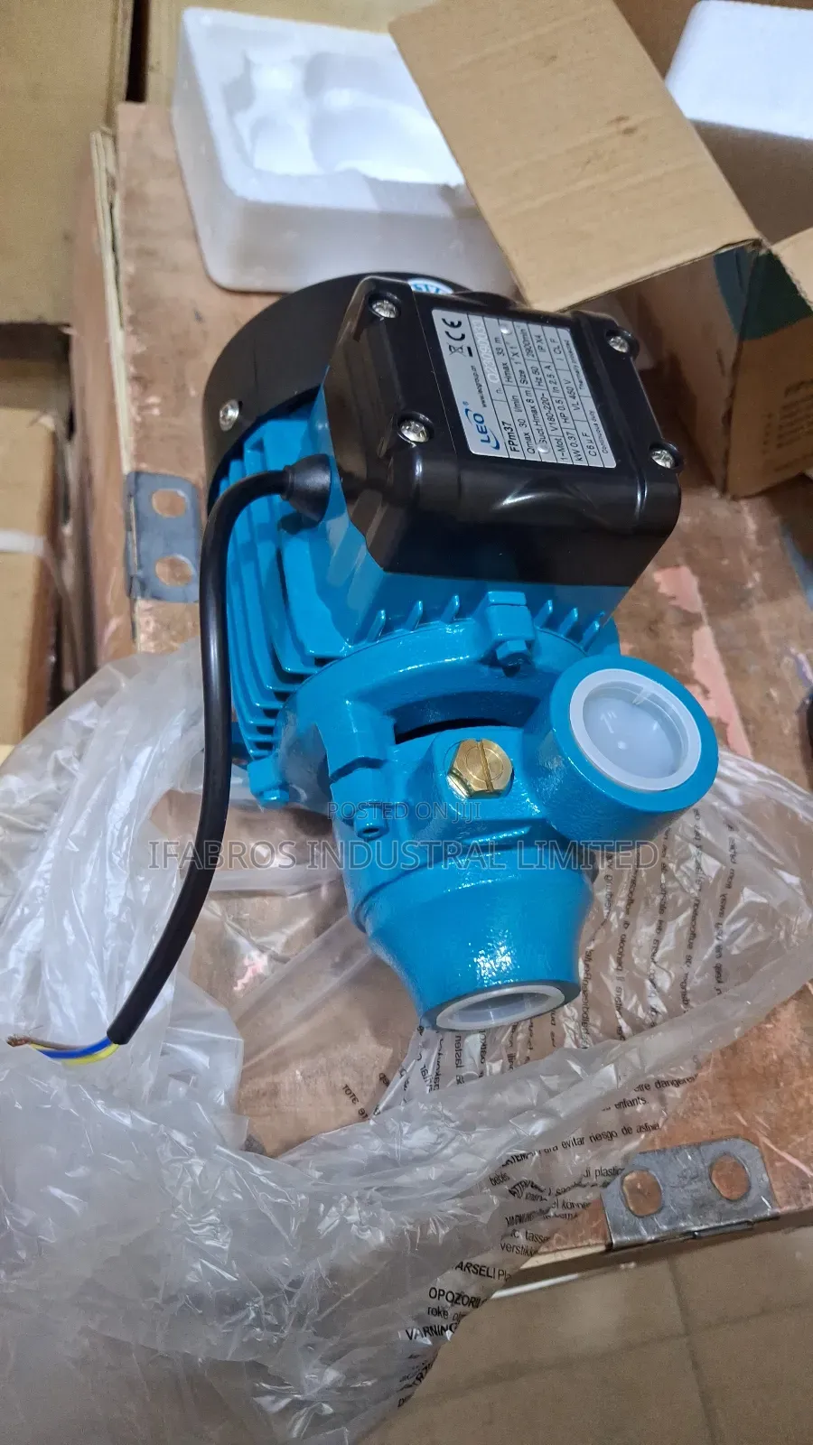 Water Pump 0.5hp That's Half Horsepower