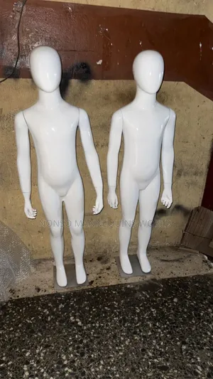 8 To 12 Years Unisex Glossy White Kids Naija Made Mannequin