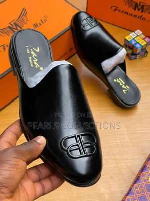 Balenciaga Half Leather Shoes for Men