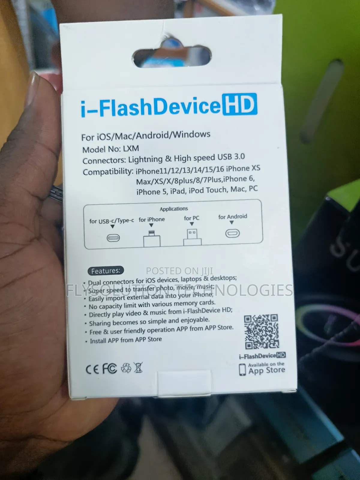 I-Flash 256gb Otg Usb 3.0 Hd 4-in-1 Flash Drive for iPhone Android