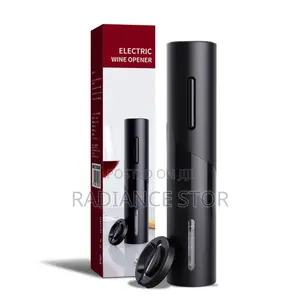 Electric Black Wine Bottle Opener (Battery Powered)