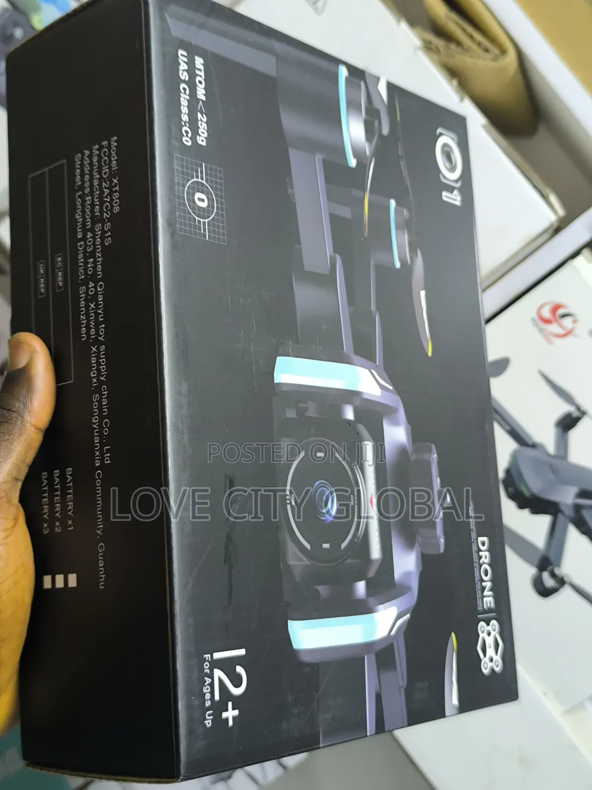 Xt808 Max GPS Screen Display Drone Camera 5g Obstacle Wit 2 Battery