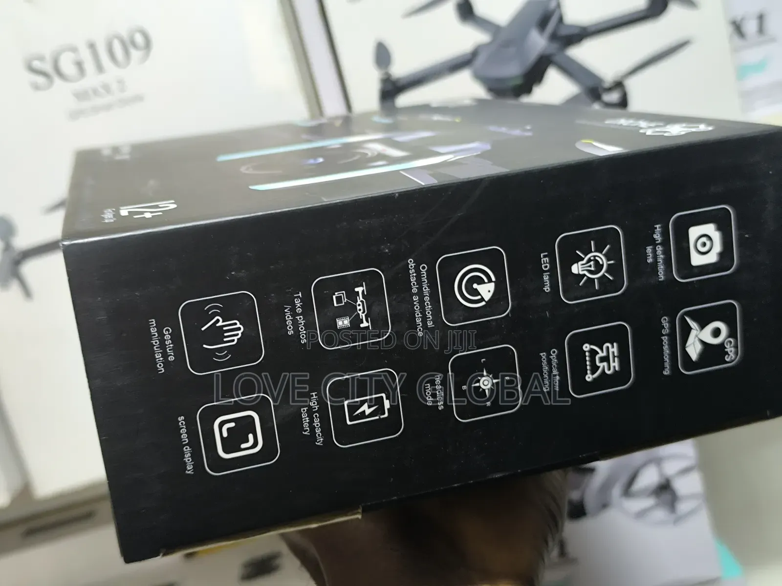 Xt808 Max GPS Screen Display Drone Camera 5g Obstacle Wit 2 Battery