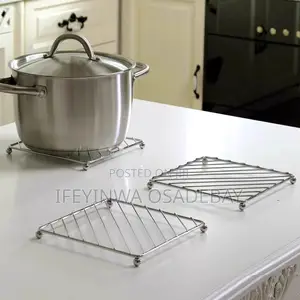 Stainless Pot Placement Rack