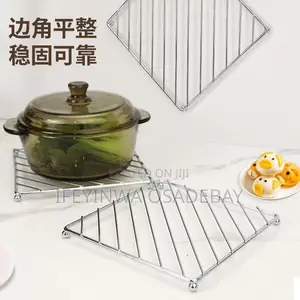 Stainless Pot Placement Rack