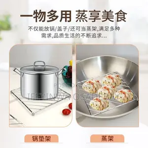 Stainless Pot Placement Rack