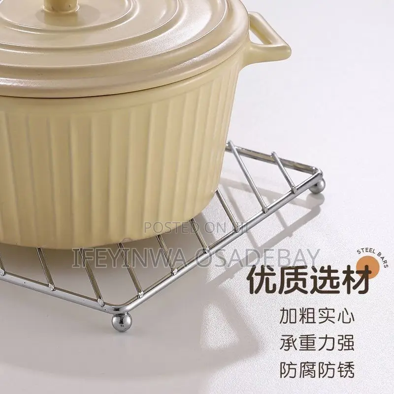 Stainless Pot Placement Rack