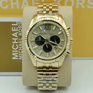 Luxury Michael Kors Gold Chain Watch