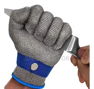 Stainless Steel Cut Resistant Chef Protective Work Hand Glove