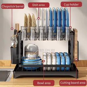 Double Layer Anti Rust Dish Rack