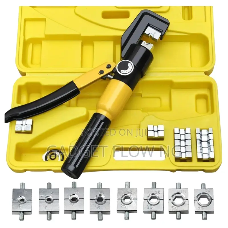 Manual Hydraulic Crimping Tool – Cable Terminal Crimper for Terminals