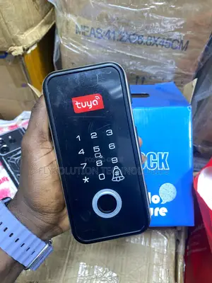 Tuya Wi-Fi Smartlife Fingerprint Rfid Card Smartlock for Glass Door
