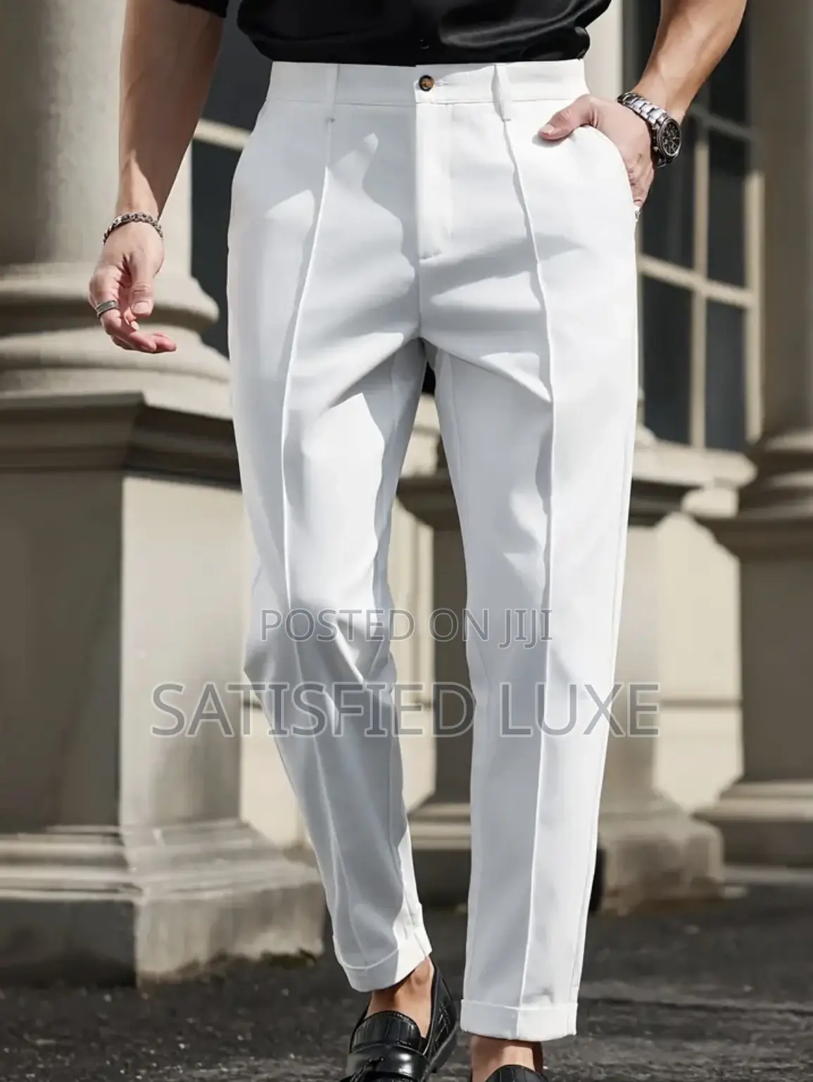 Classic Pujer Celadon Trouser for Men