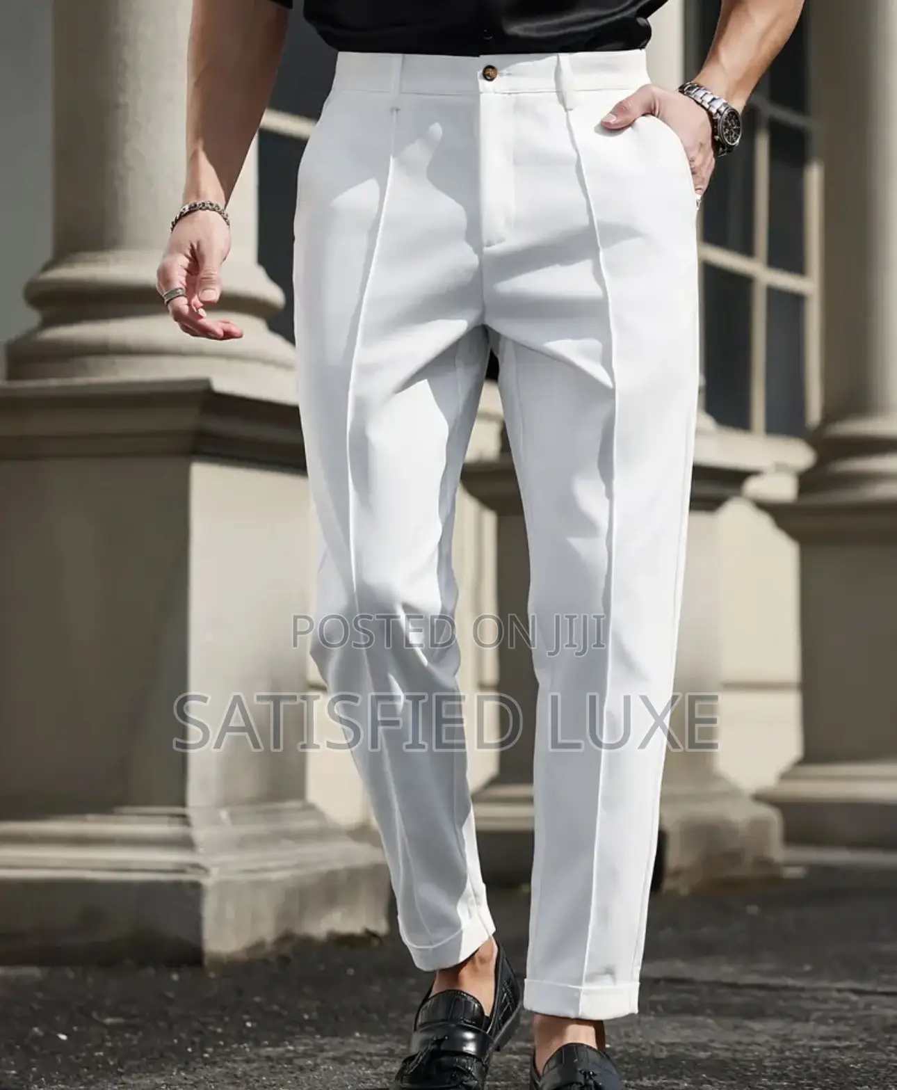 Classic Pujer Celadon Trouser for Men
