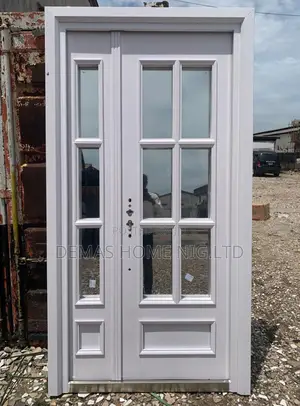 White French Glassdoor 4 by 8ft