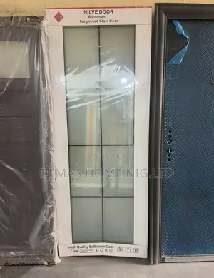Toilet Door With Black Line