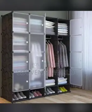 4 Partition Quality Plastic Wardrobe