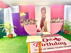 Intimate 80th Birthday Celebration Decor