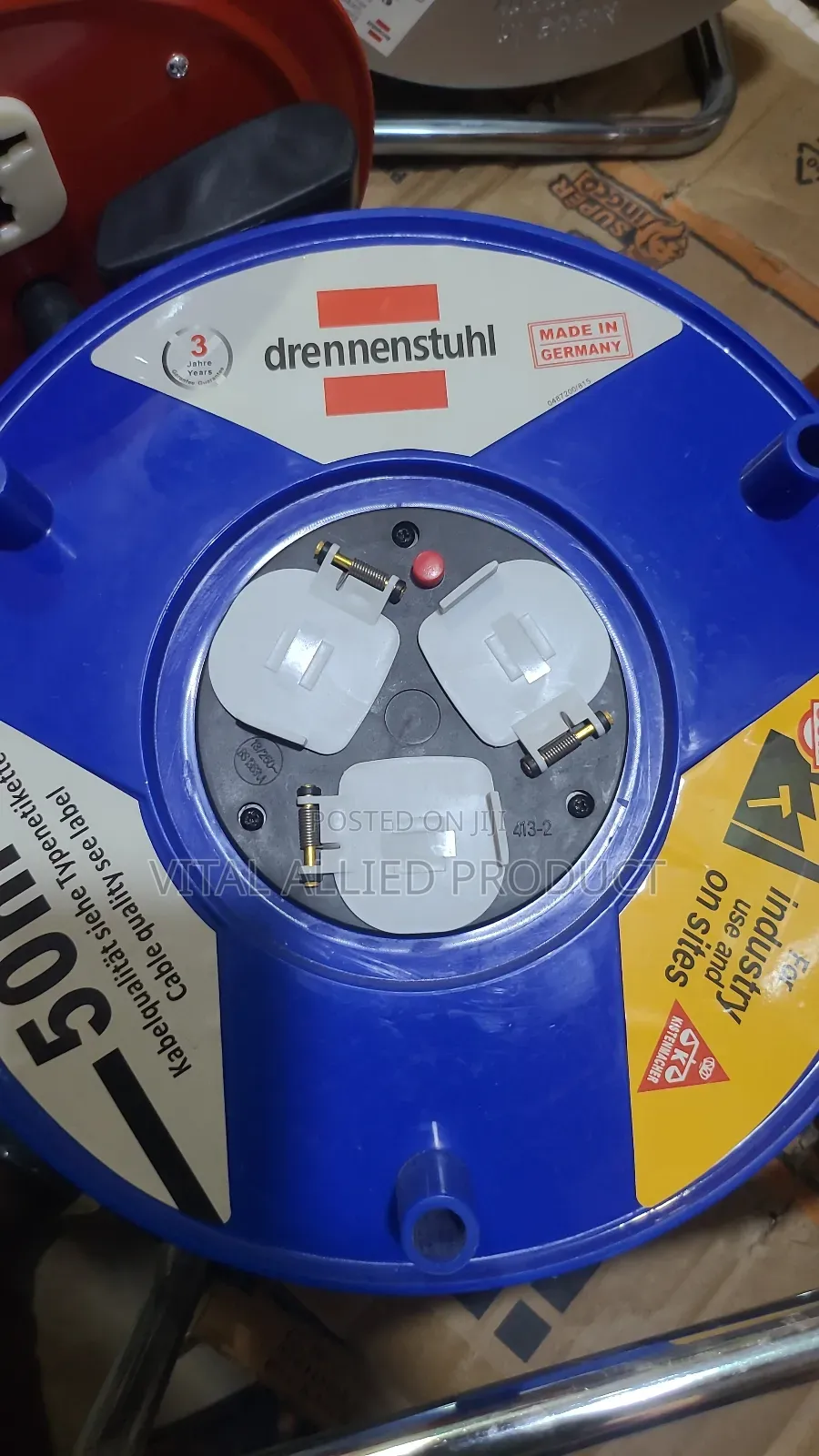 50m X2.5x3core Extension Cable Reel