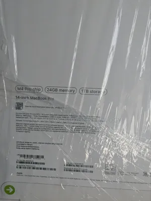 New Laptop Apple MacBook Pro 2024 M4 Pro 24GB Apple M4 Pro SSD 1T