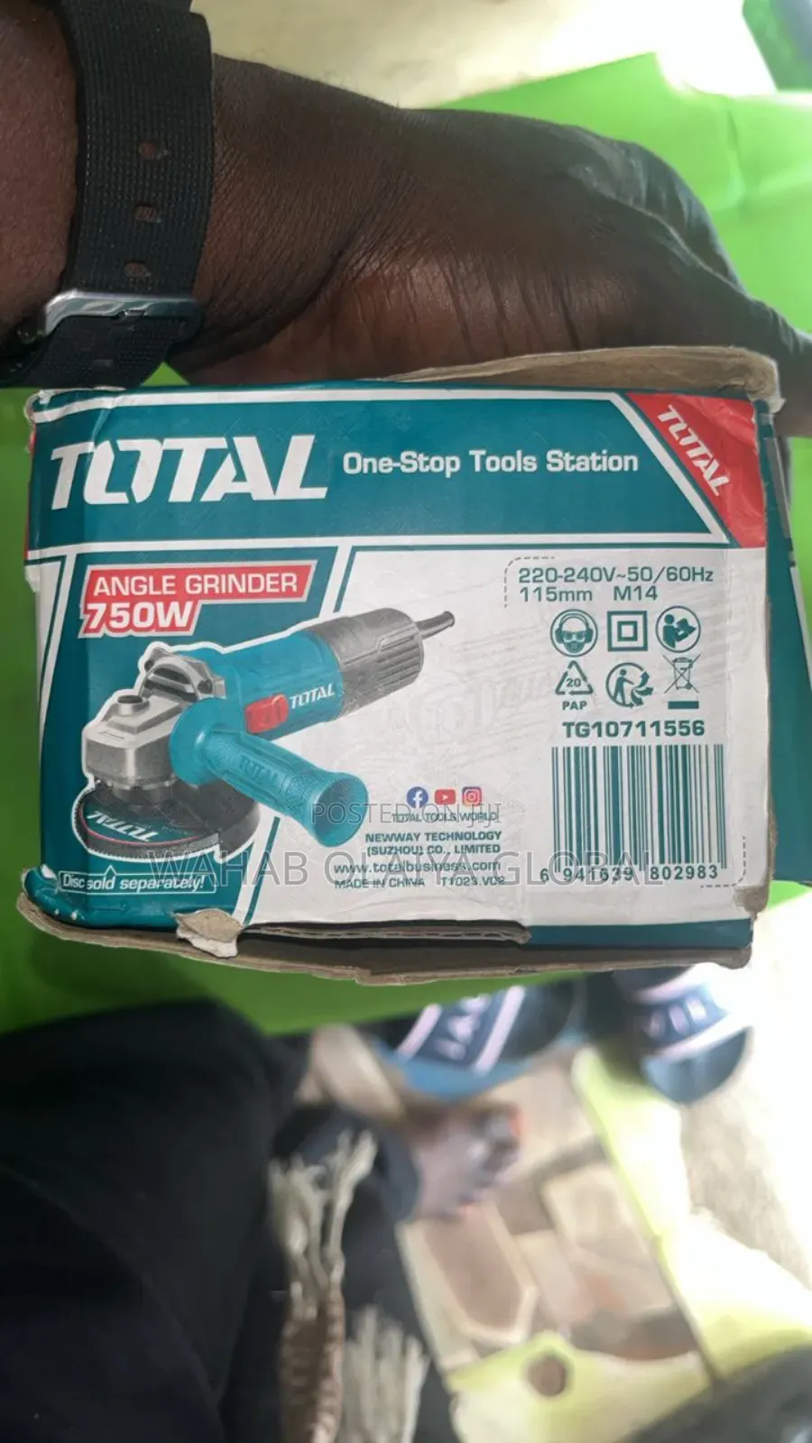 Total Angle Grinder 750w – Compact Reliable Power Tool