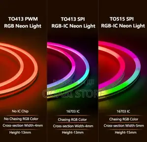 5m Led Waterproof Neon Lamp With Infrared Remote Control,