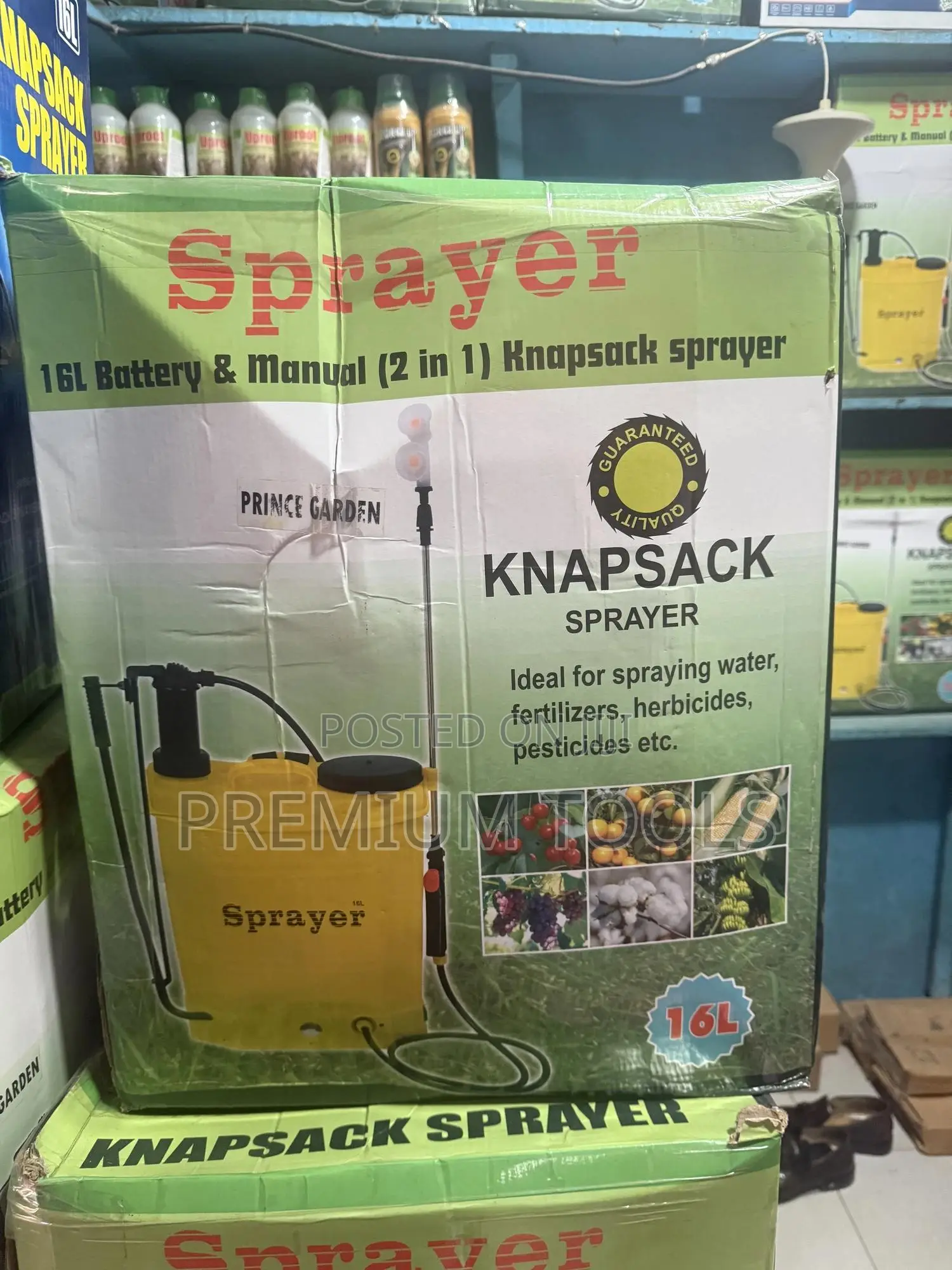 Battery and Manual 2in1 Knapsack Sprayer