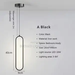 Led Modern Bedroom Bedside, Restaurant, Dinning Room Drop Lights