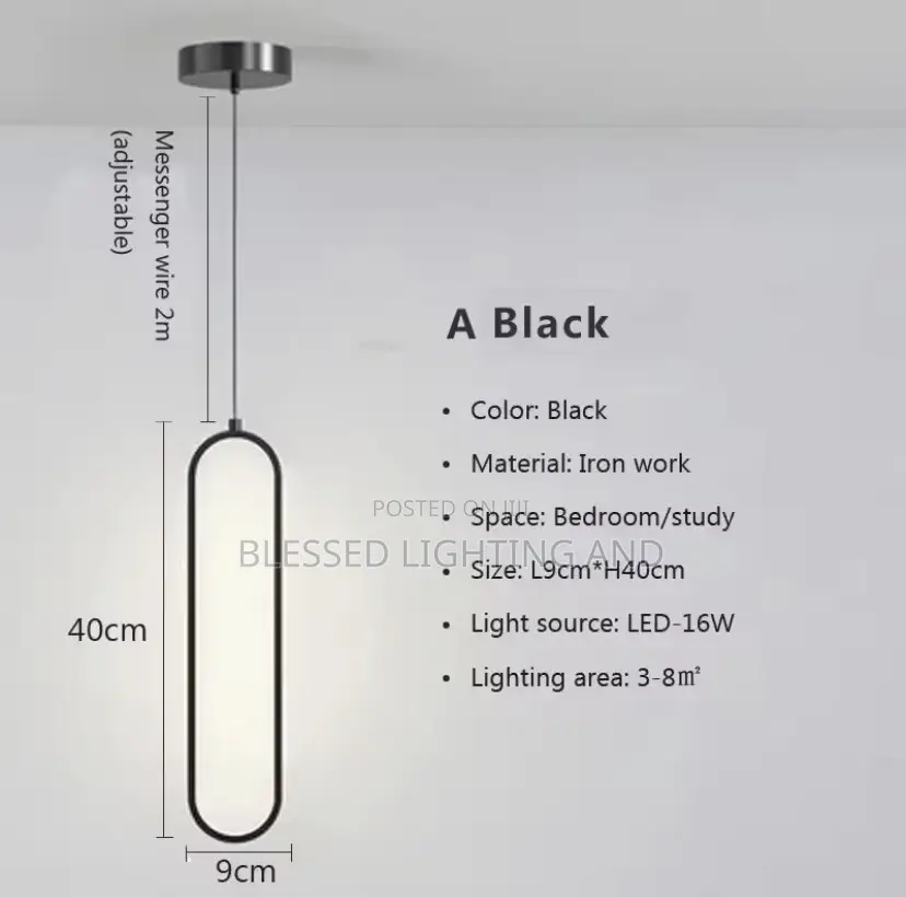Led Modern Bedroom Bedside, Restaurant, Dinning Room Drop Lights