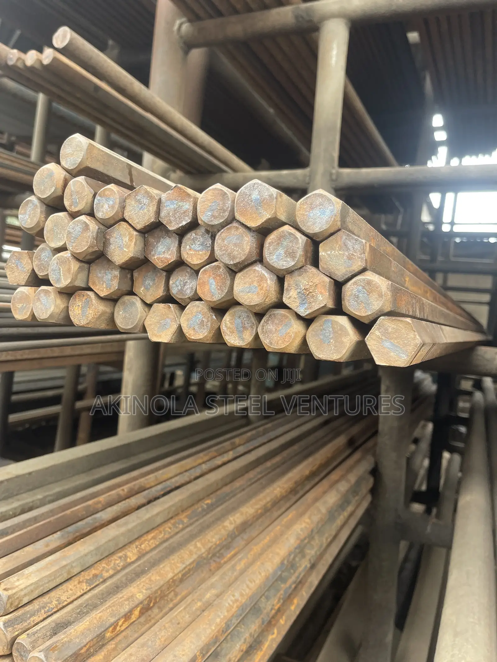 27mm Hexagon Mild Steel Bar