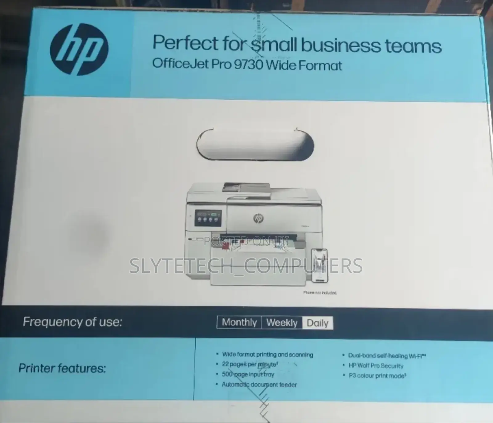 Hp Office Jet Pro 9730 A3 Wide Format Printer