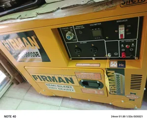 Firman Diesel Sound Proof Generator 12.5kvaa