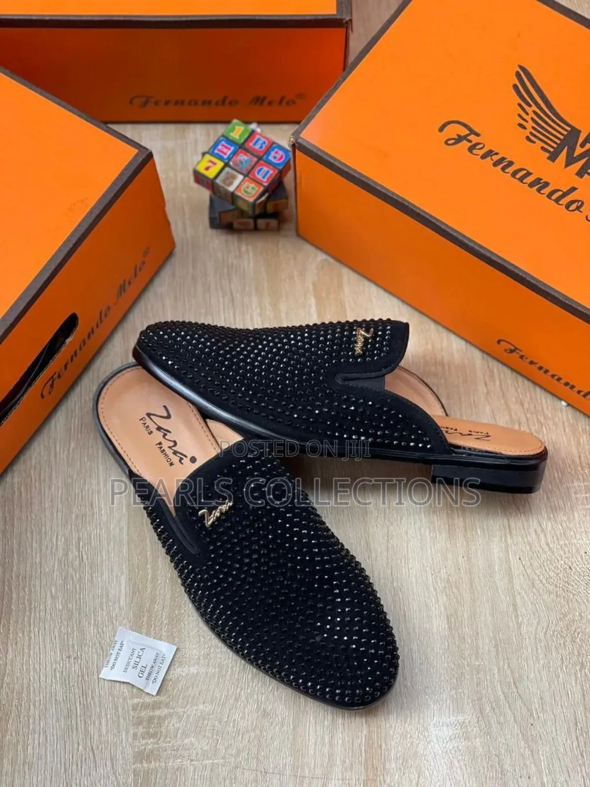 Luxury Beaded Half Shoes for Men
