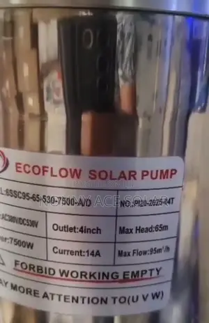 Ecoflow 10hp Ac/Dc Solar Pump, 530 Dc Pv, 7500watts