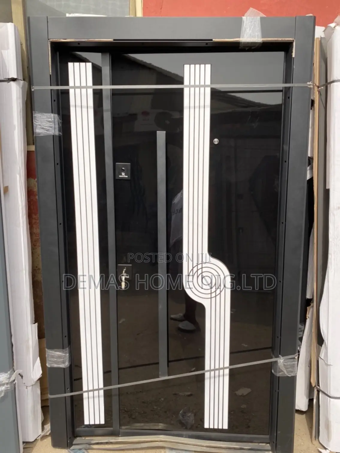 Luxury Door White and Black